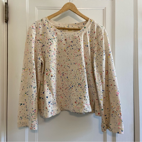 Maeve (Anthropologie) Jamie Paint splatter sweatshirt - Picture 2 of 5